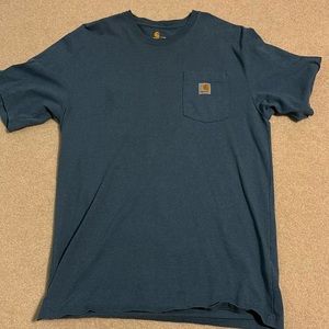 Carhartt Pocket Tee. Blue. L Tall